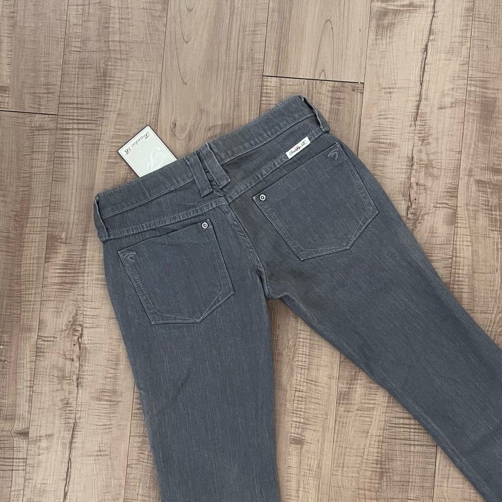 Frankie B Gray Denim Rockstar Jeans Brand New!